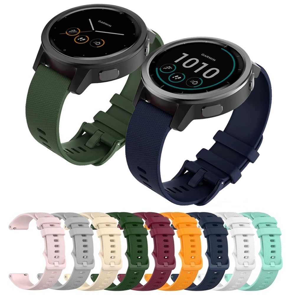 Strap Compatible With Garmin Venu 3S Bands,18mm Soft Silicone