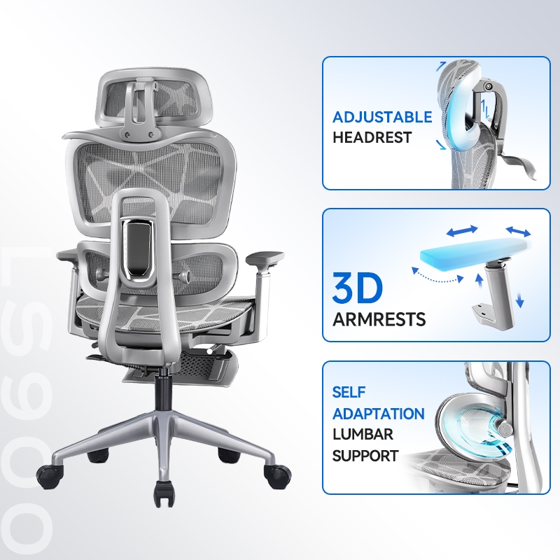 Xpanse LS918 155° Reclining Office Ergonomic Chair with 3D