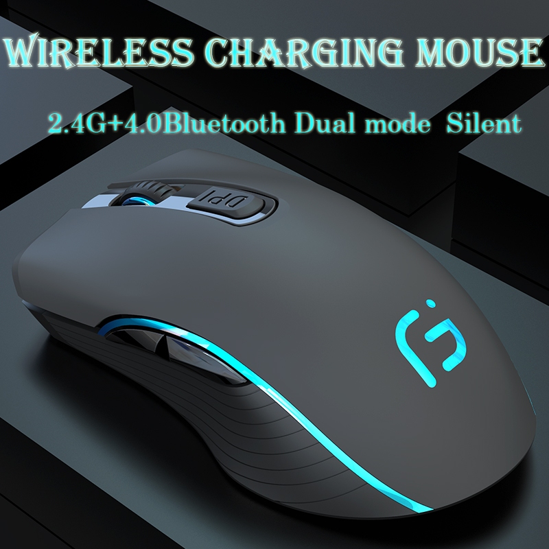 Dual mode Wireless Bluetooth Mouse Rechargeable wireless mouse operates ...