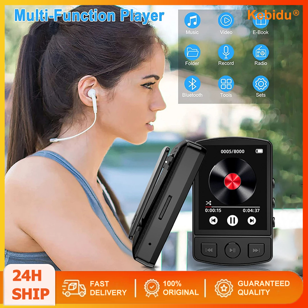 Mini MP3 Player Portable Sport Clip Walkman HiFi Sound Bluetooth ...