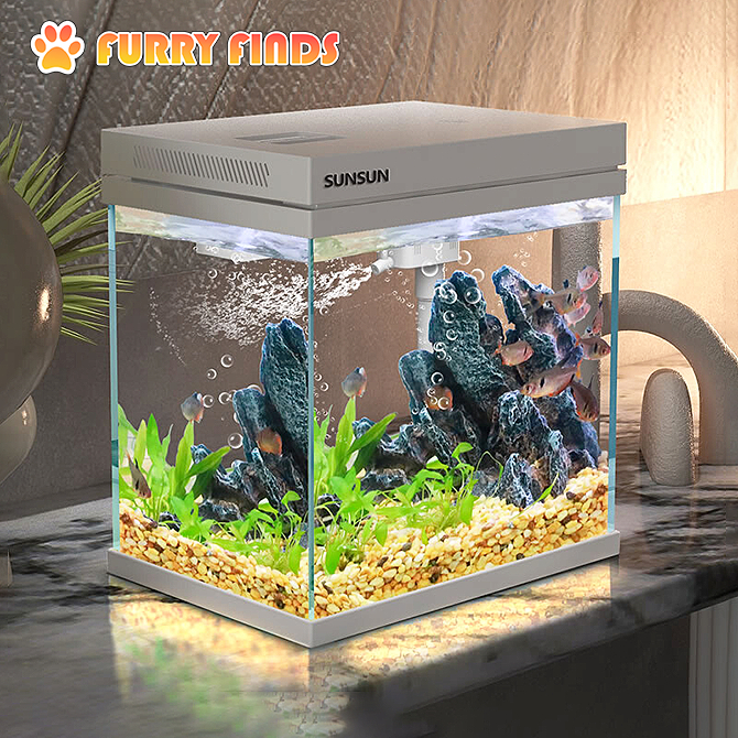 Self Circulating Fish Tank No Need To Change Water Aquarium Integrated ...