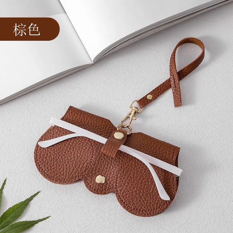Sunglasses Case Soft Leather Sunglasses Bag Portable Glasses Case