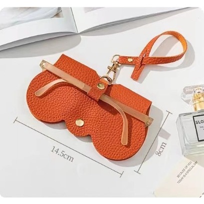 Sunglasses Case Soft Leather Sunglasses Bag Portable Glasses Case