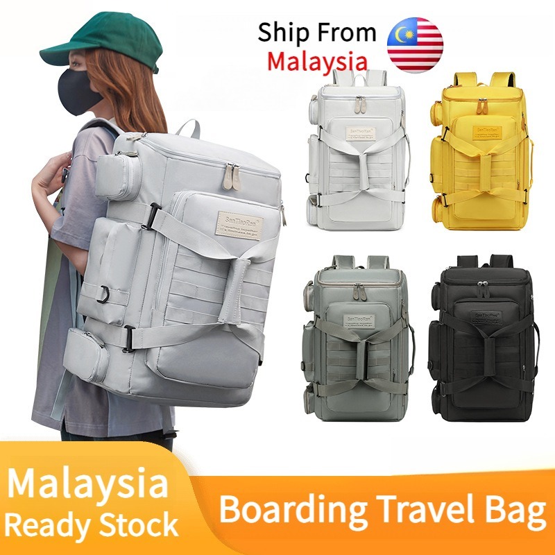 Ready Stock 50L travel backpack women Waterproof luggage Multi ...