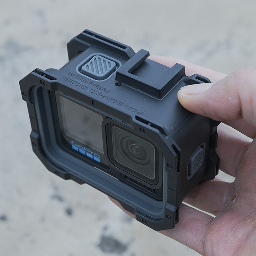 Custodia Antiurto FATBEAR Per GoPro Hero 9/10/11/12/13 - Cover Protettiva In Policarbonato, Nero