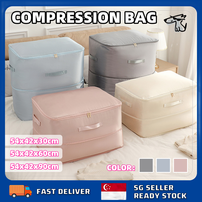 [SG Stock]Compression Clothes Storage Bag Duvet Quilt Dust Proof ...