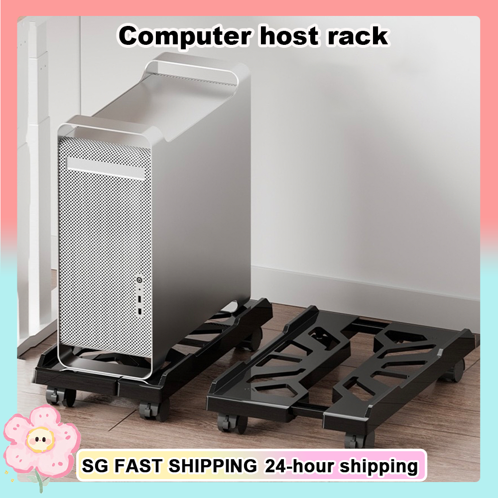 【SG Stock】☀️☀️Retractable Cpu Stand Adjustable Cpu Roller Stand With ...