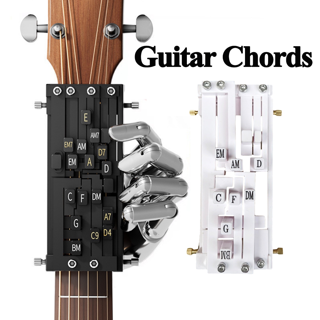 Guitar Aid Chords Learning guitar chord button Portable acoustic guitar ...