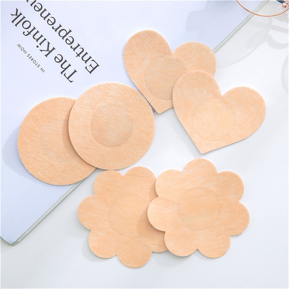 10 PCS Invisible Nipple Tape Non-Woven Nipple Sticker Nipple Cover ...