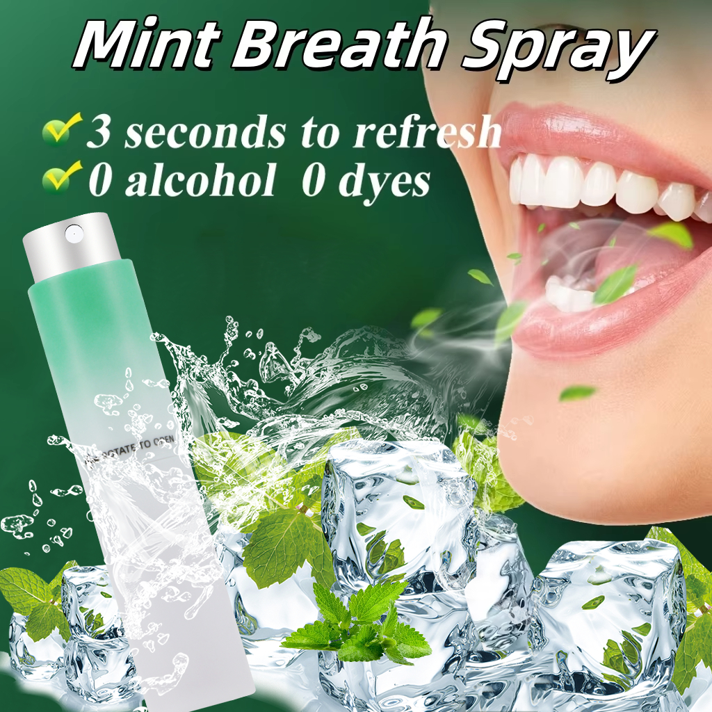 [EDEN OXO] Mouth Freshener Spray, Peppermint Ice Blast, Natural ...