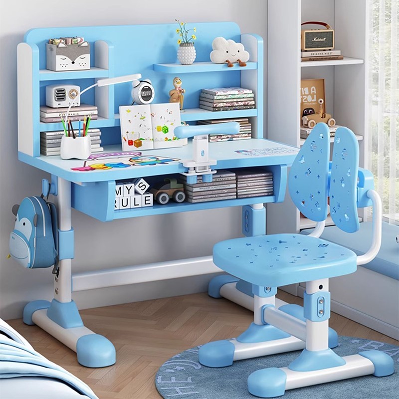 Study Table Kids Functional Desk and Chair Set Student Study Desk ...