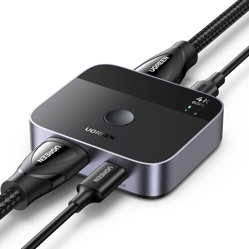 UGREEN 4K60Hz HDMI Switch 2 In 1 Out USB-C+HDMI to HDMI Switch for ...