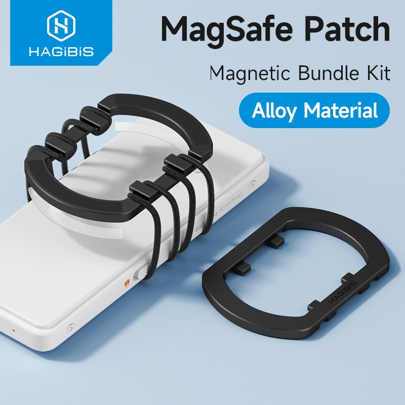 Hagibis Magnetic Adapter Ring Magnet Sticker Magnetic Bind Patch Kit ...