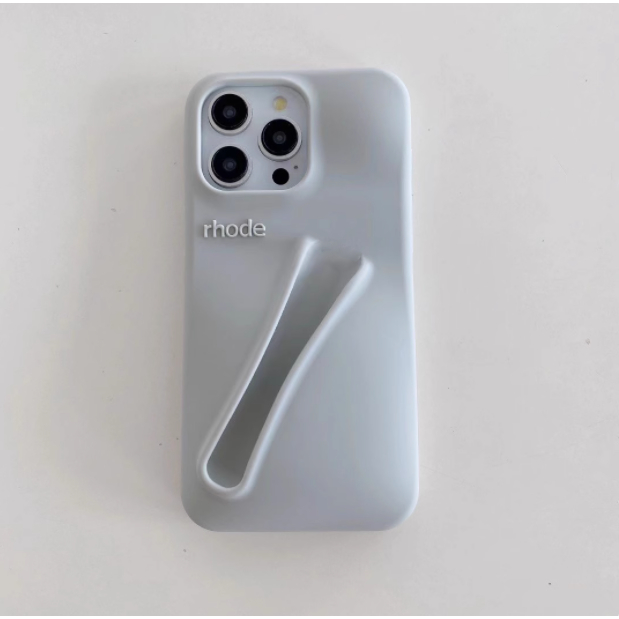 With Logo) rhode Lipstick Soft Silicone Phone Case For iPhone 13