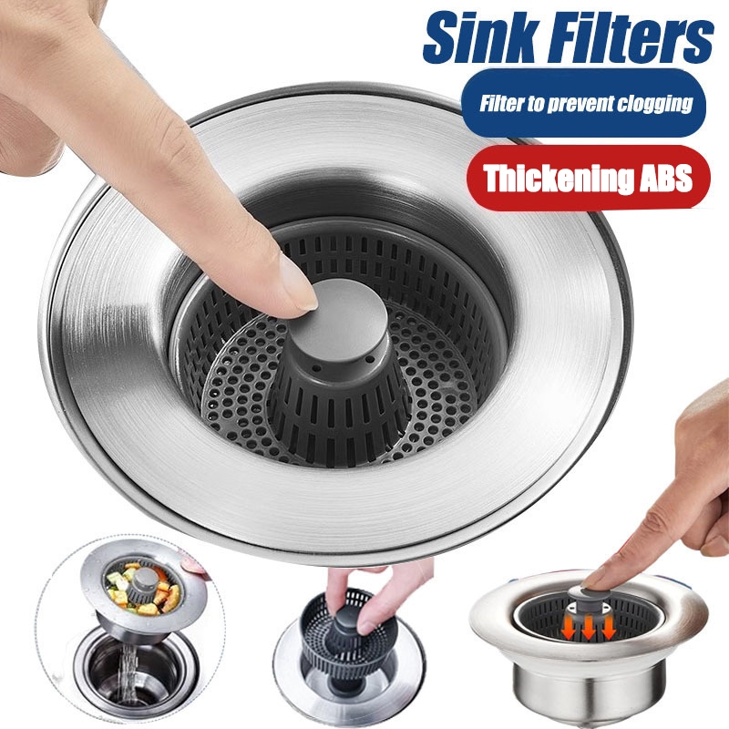Kitchen Sink Strainer Sink Drainer Bounce Filter Prevent Pipe Clogging ...