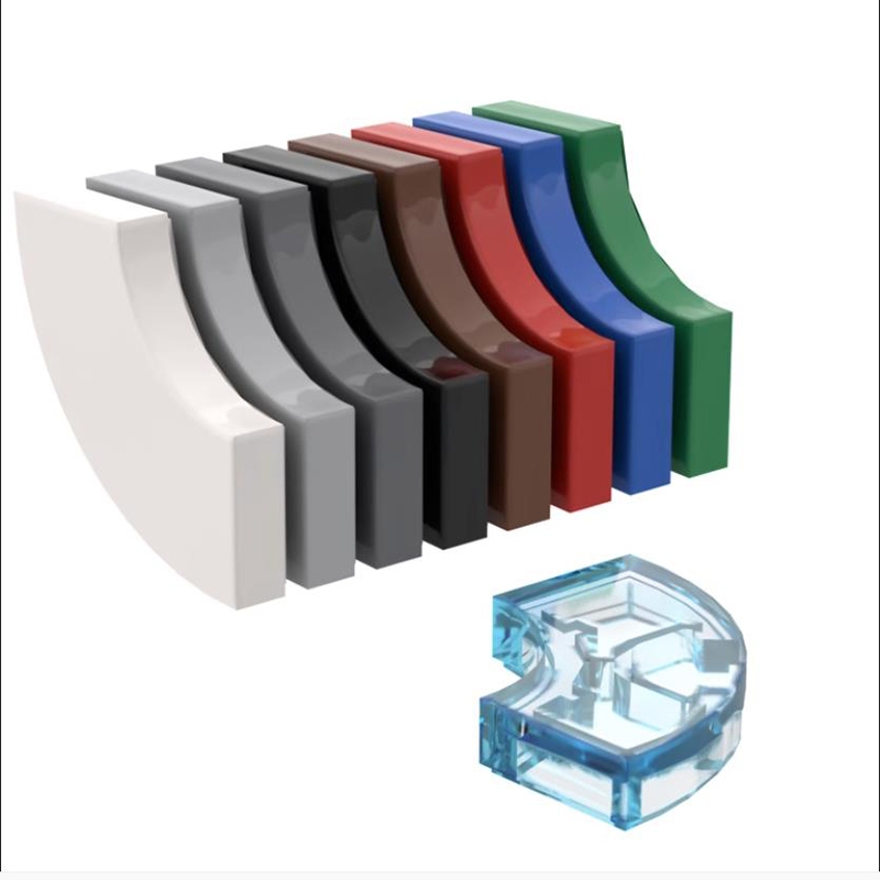 10PCS Tile MOC Parts 27925 Round Corner 2x2 Macaroni Building Blocks ...