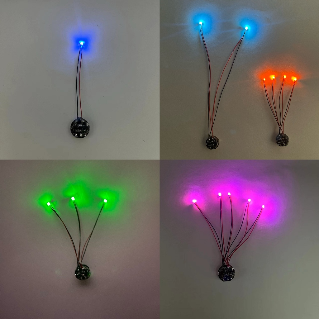 (3 Lighting Modes) LED Magnetic Control Lights Hand-Made Model ...