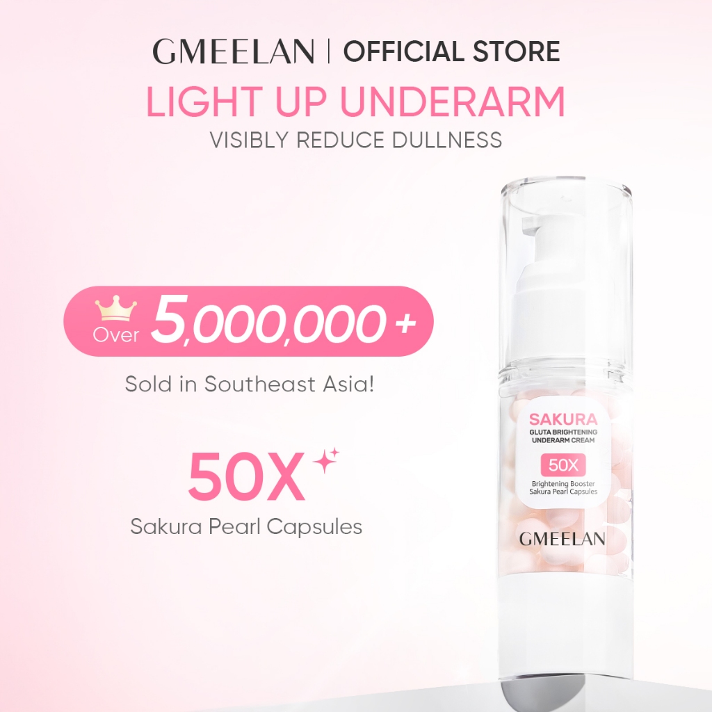 glutathione reductase selenium Official】GMEELAN Sakura Underarm Whitening Cream Body Lotion Moisturizer  30g Skin Care Beauty Cherry Hydrating Evening Gel Glutathione Repair Pearl  Comfort Smooth