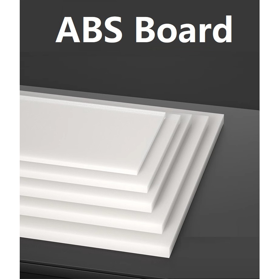 2mm White Smooth ABS Sheet 7 Sizes To Choose Acrylonitrile Butadiene