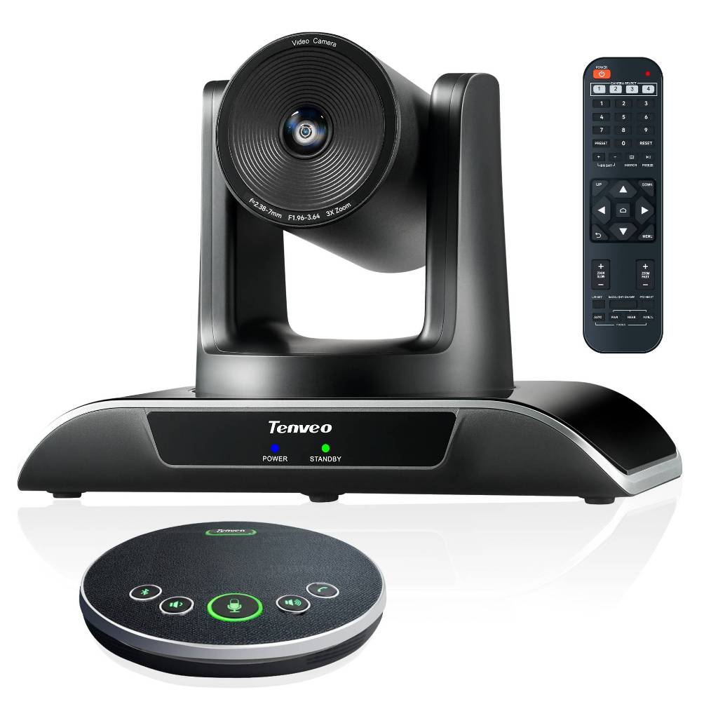 Audio & Video Conference System 3X Optical Zoom AI Auto Tracking USB3.0 ...