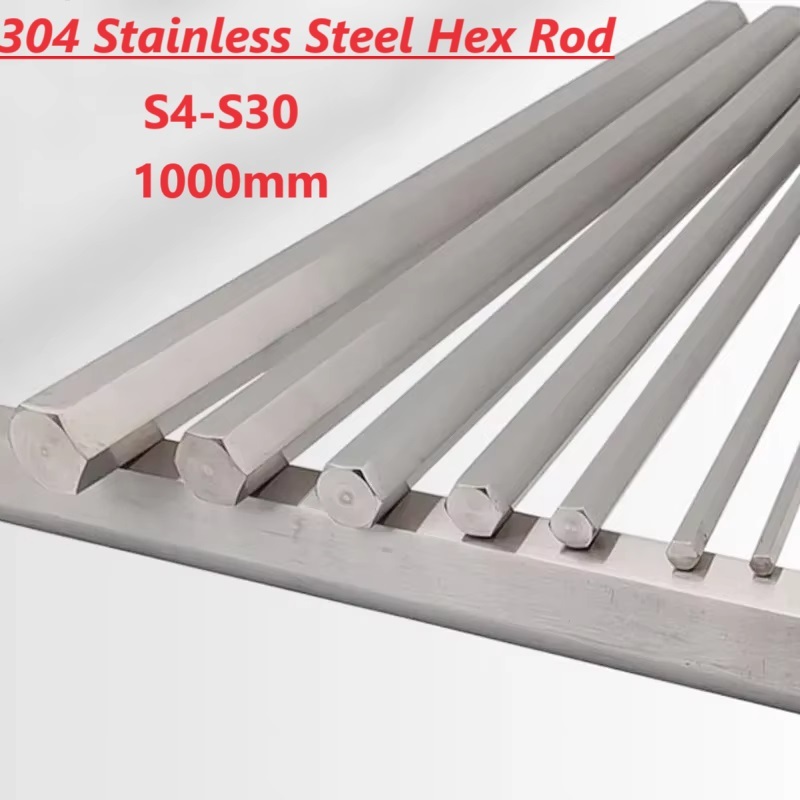 304 Stainless Steel Hex Rod Bar Shaft Long Hex Bar Stainless Steel Rod ...