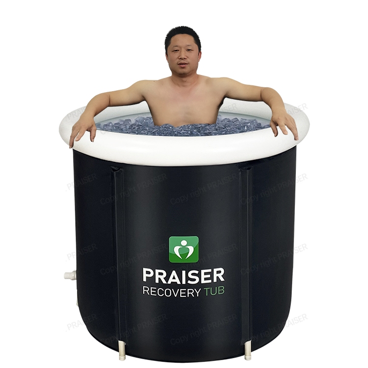 Inflatable Ice Bath Portable Bathtub PVC Ice Bath Tub Detachable ...