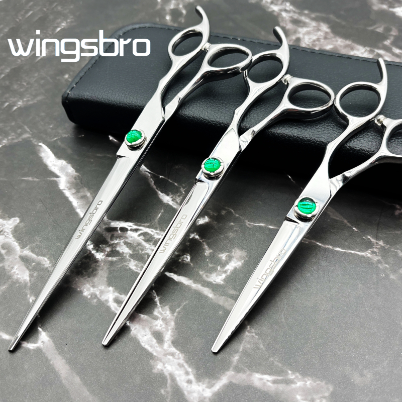 wingsbro 6/7/8 inch barber shop scissors hairdressing scissors sharp ...