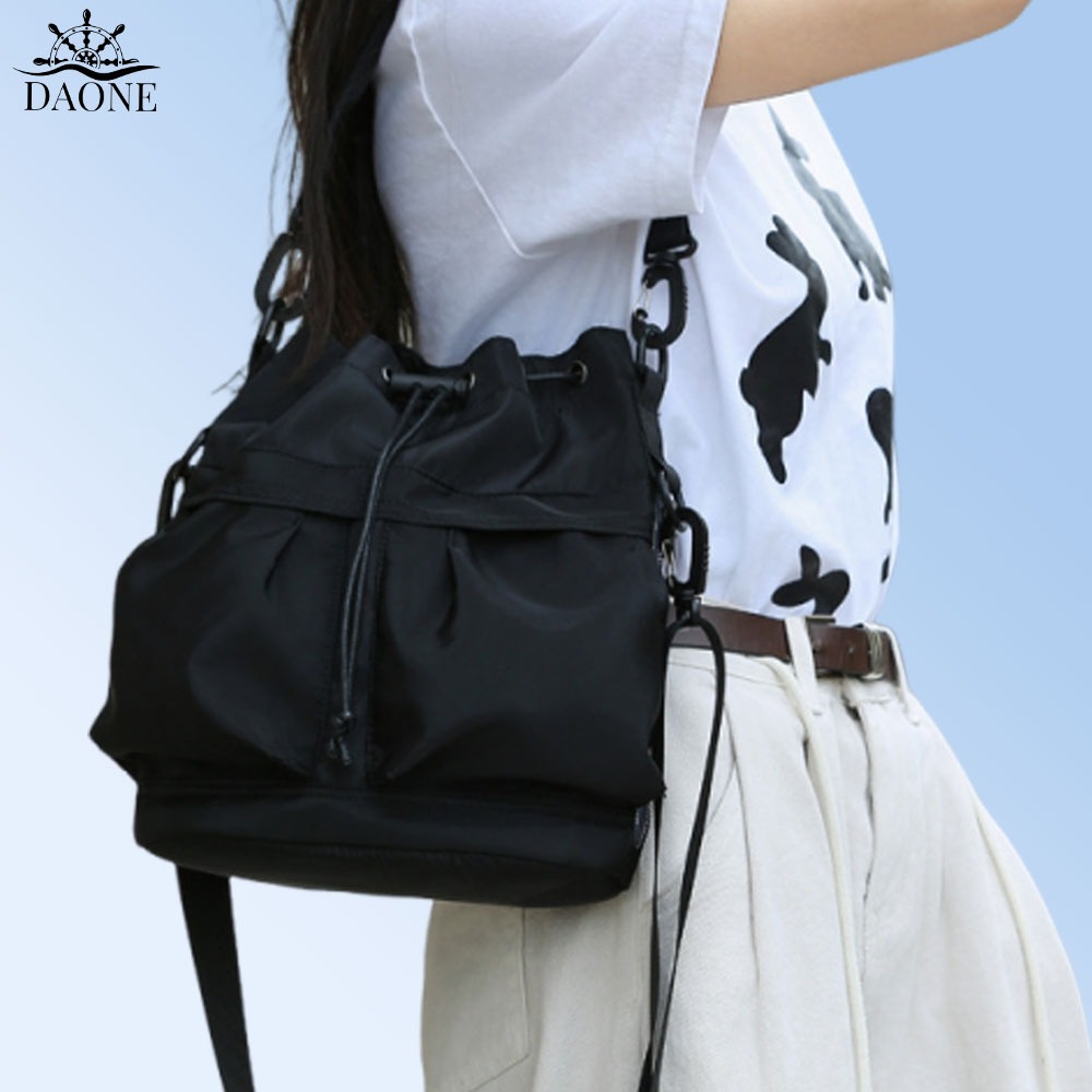 【SG Local】Ladies Fashion Mini Bucket Bag Korean Style Simple Strap ...