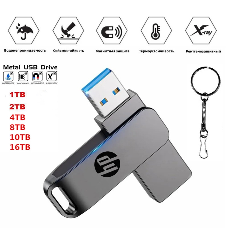 16TB USB3.0 high speed flash disk 1TB 2TB 4TB 8TB metal Pendrive for ...