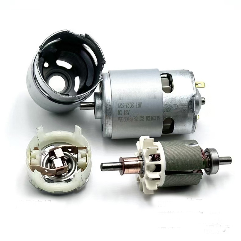 750 755 DC high-speed electric tool motor DC18V can replace Wanbao to ...