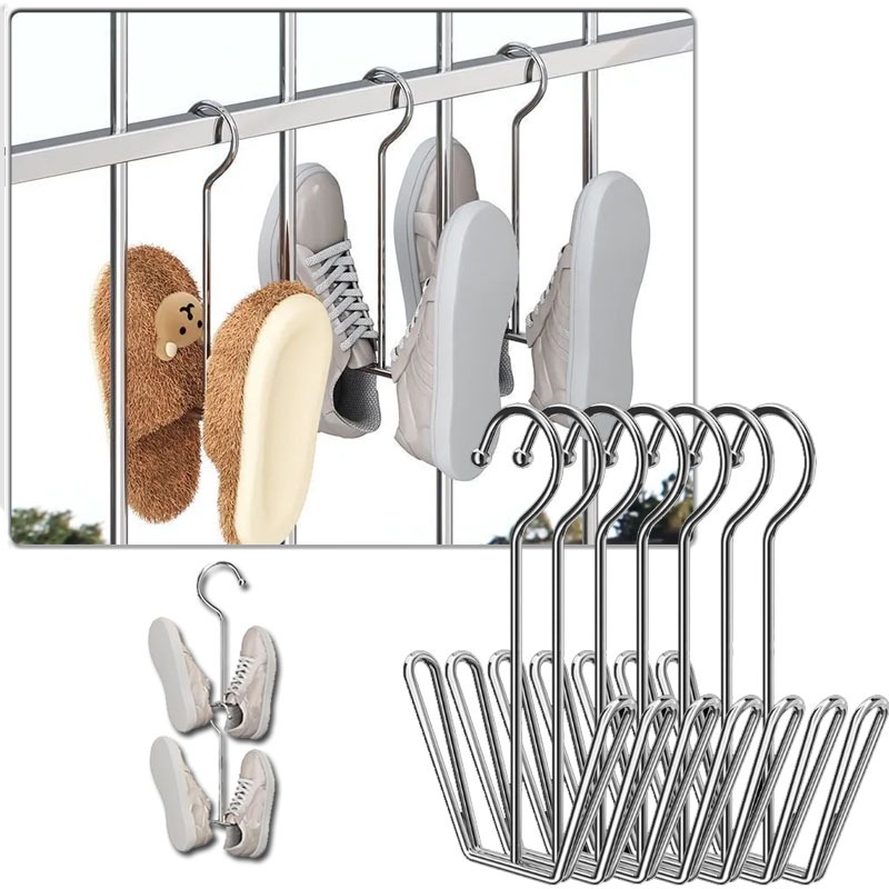 Shoes Drying Rack Shoes Vertical Hanging Shoe Organizer Stainless Steel ...