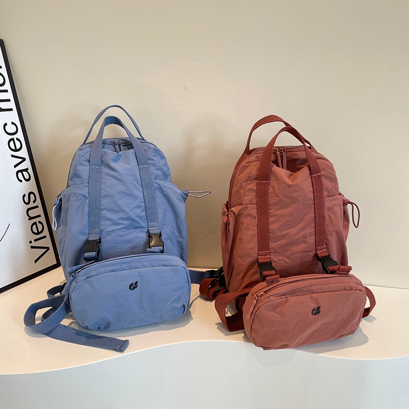 【Colorful Fox】lightweight small backpack with a pouch and multiple ...