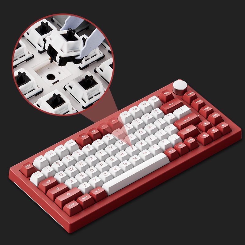 Akko Chicago 5075B Plus Wireless RGB Mechanical Keyboard wiht hot ...