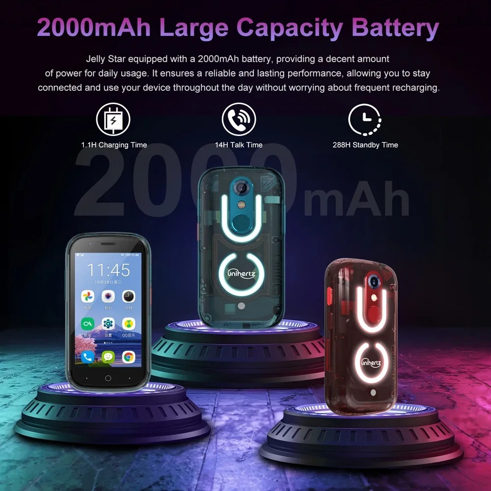Unihertz Jelly Star, 4G Android 13 Global Version Smartphone with