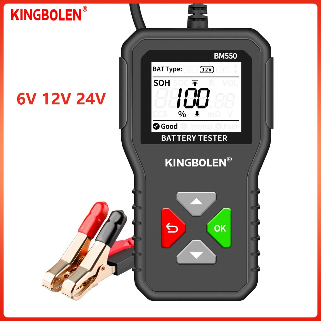 Topdon BT600 Battery Tester & Built-in Printer for 12V Battery & 12V/2
