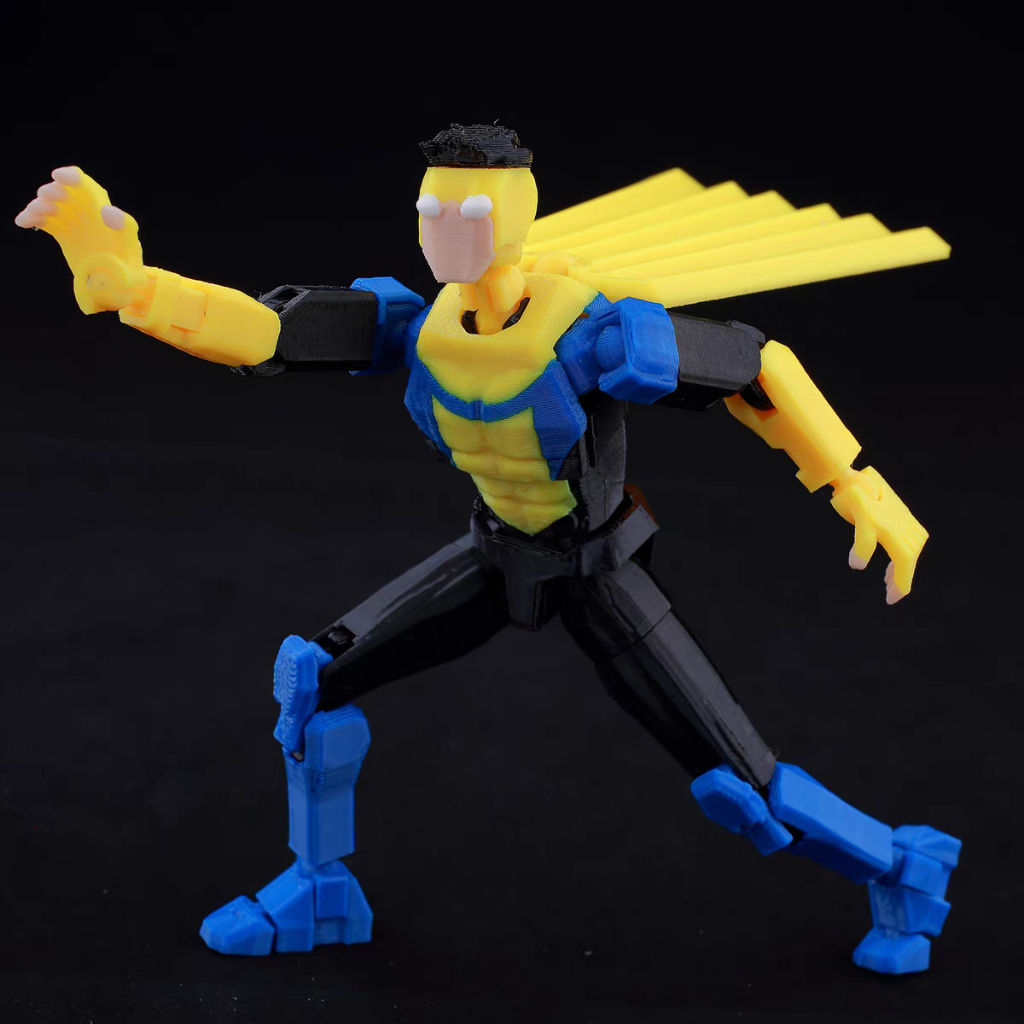 9l3d Printing Movable Joint Comic Character Doll Invincible Kid Figure ...