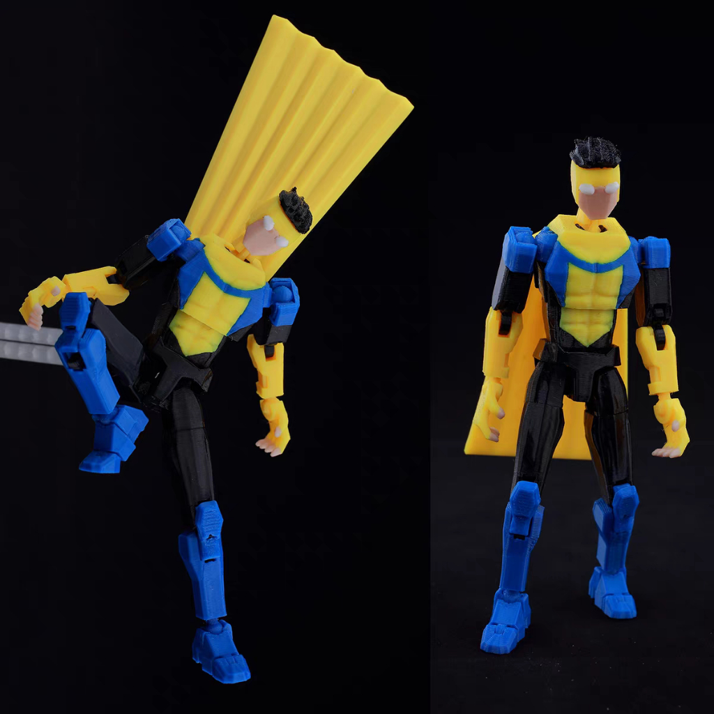 9l3d Printing Movable Joint Comic Character Doll Invincible Kid Figure ...