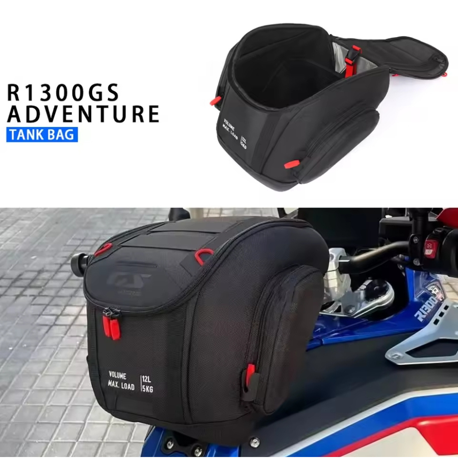 Motorcycle Waterproof Fuel Tank Bag Logo 12L Tool Backpack Portable For ...