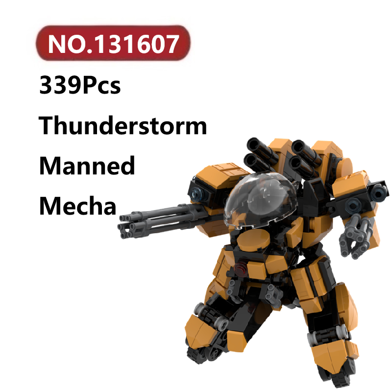 [MOC]Thunderstorm Manned Mecha Building Blocks 339 Pcs Mecha Bricks Toy ...