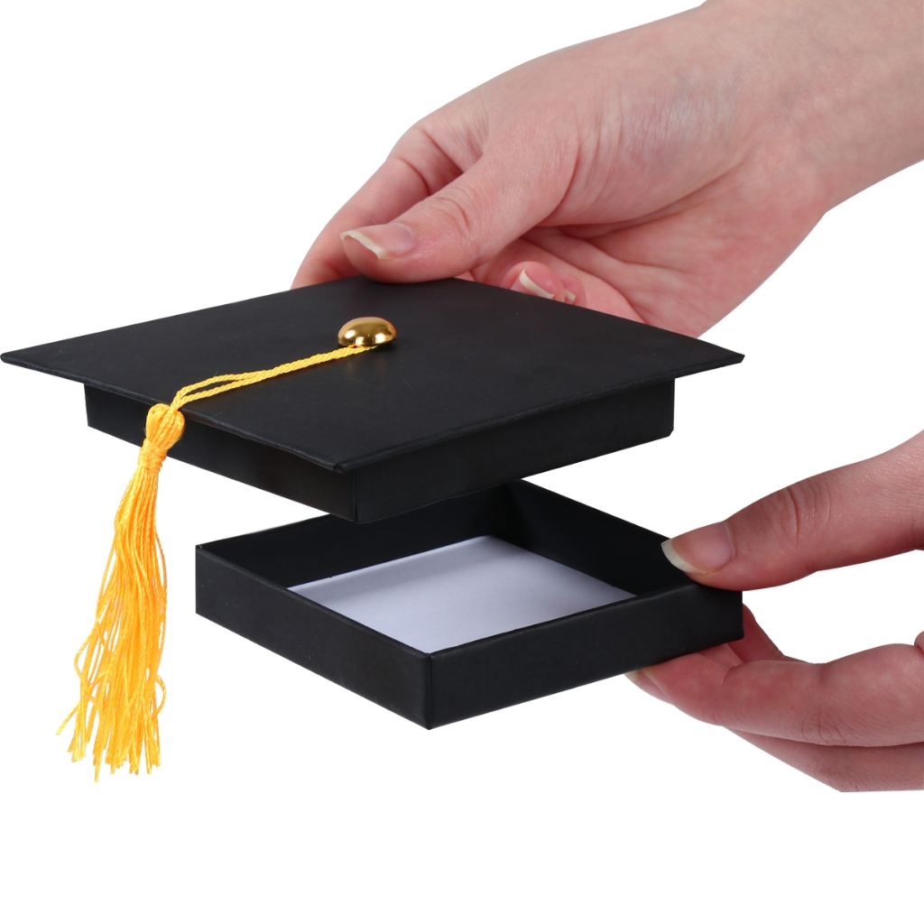 Black Graduation Hat Box Graduation Gift Graduation Cap Gift Box with ...