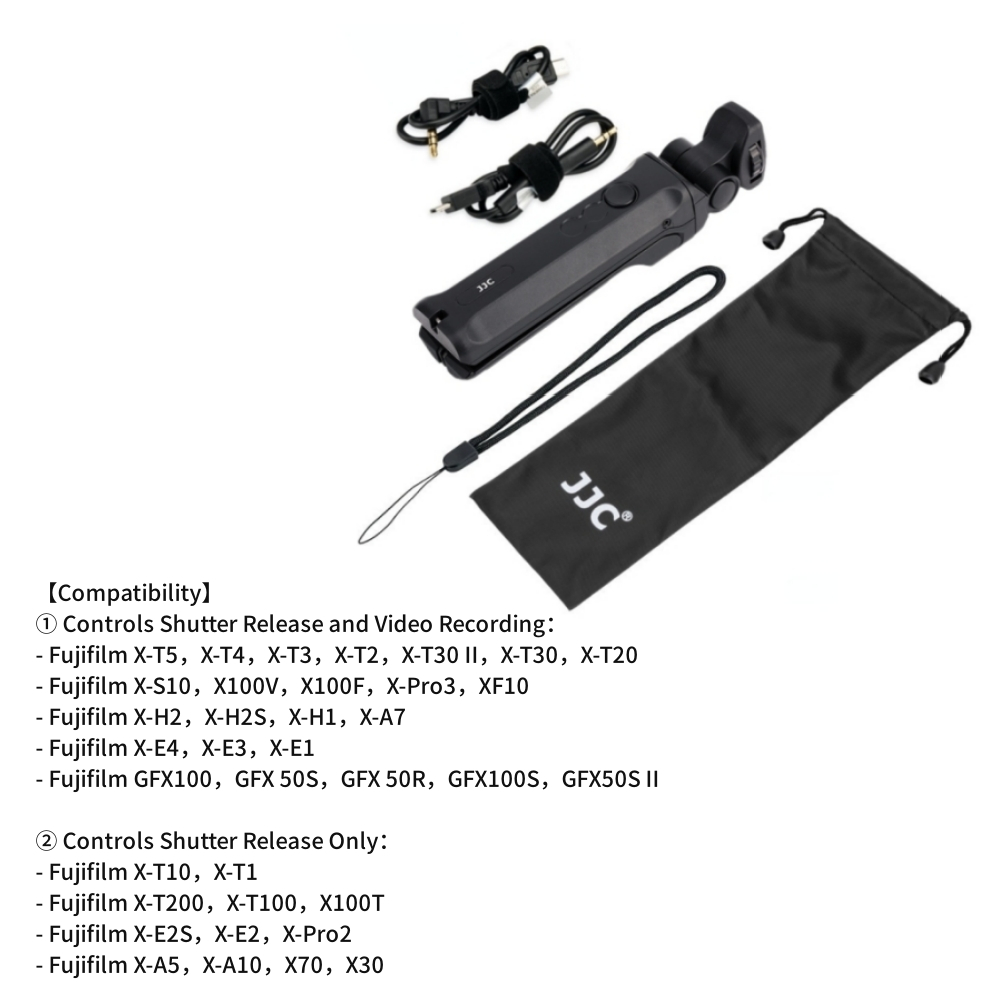 JJC RR-100 Mini Tripod Grip Vlog Shooting for Fuji Fujifilm X100VI