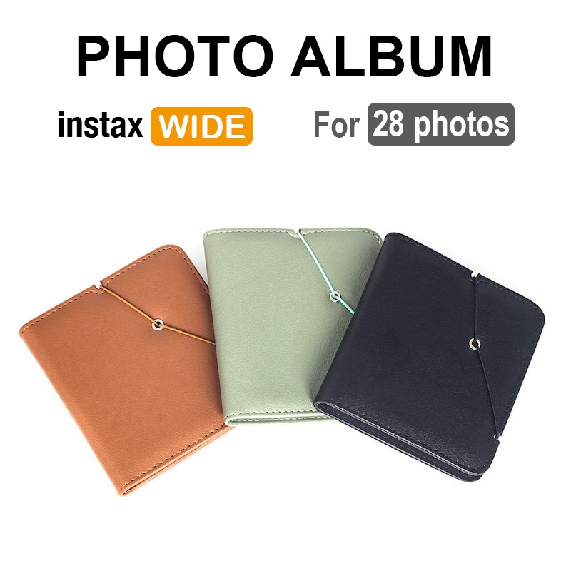 Film Lab] Photo Album with 28 Pockets for Instax Wide Film CAC69
