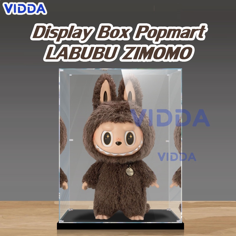 Acrylic Popmart Display Box For LABUBU ZIMOMO Figurine Case Storage Box ...