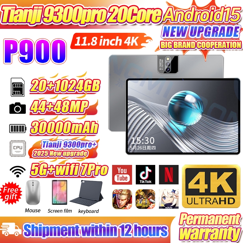 🔥SG Best Top Tablet🔥2025 New Top1 P900ProMax 11.8 inch Dimensity ...