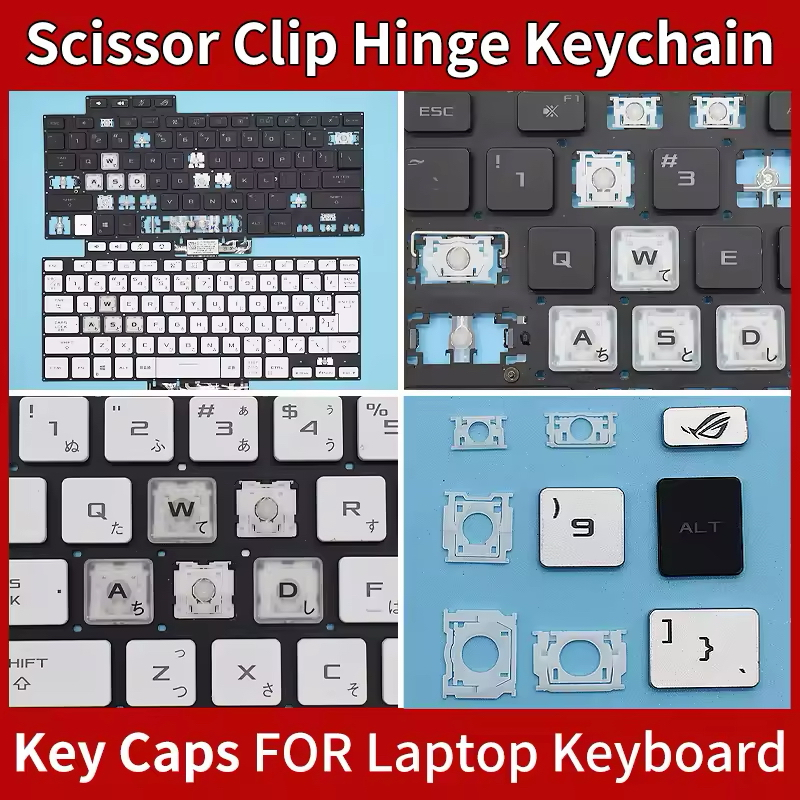 Replacement Keycap Key cap &Scissor Clip&Hinge For Asus ROG Zephyrus ...