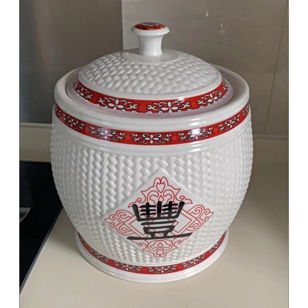 Ready Stock Rice Porcelain Pot Ceramic Pot Multipurpose Pot Rice Pot ...