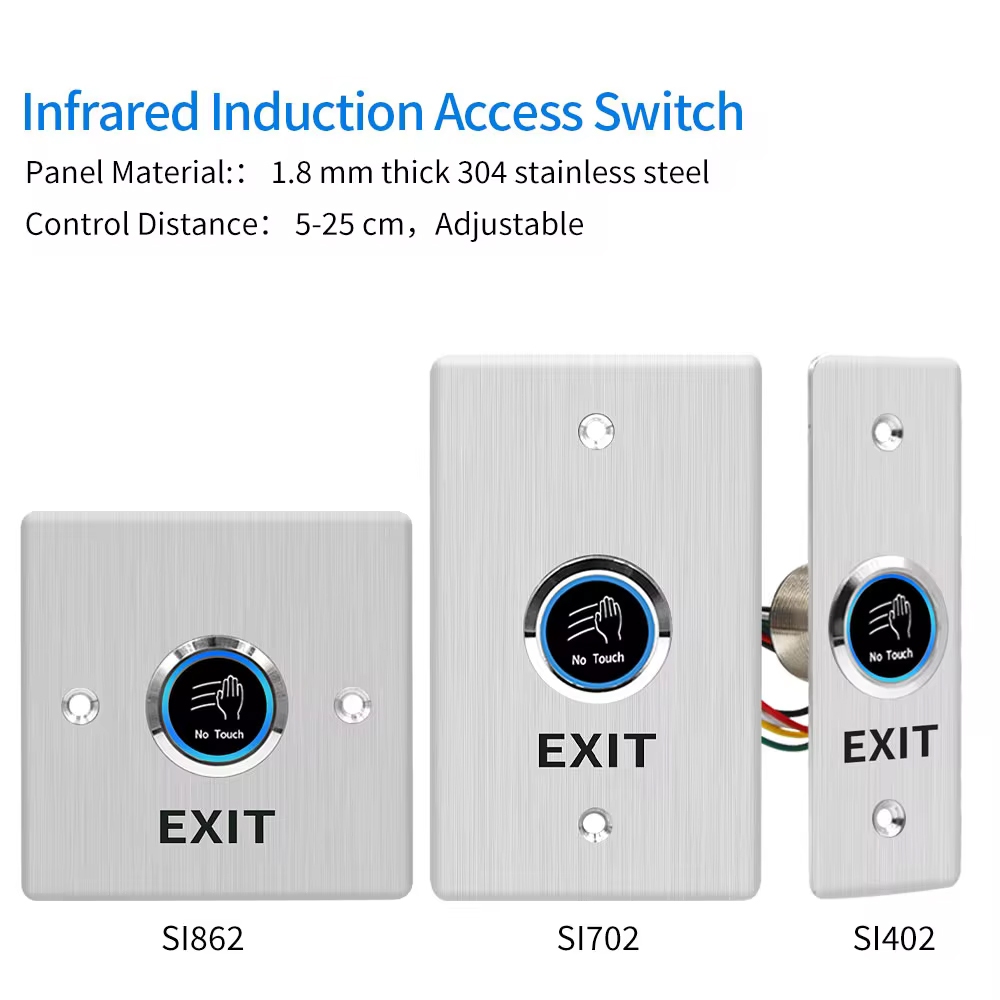 Contactless Infrared No Touch Exit Button IR Door Lock Release Switch ...