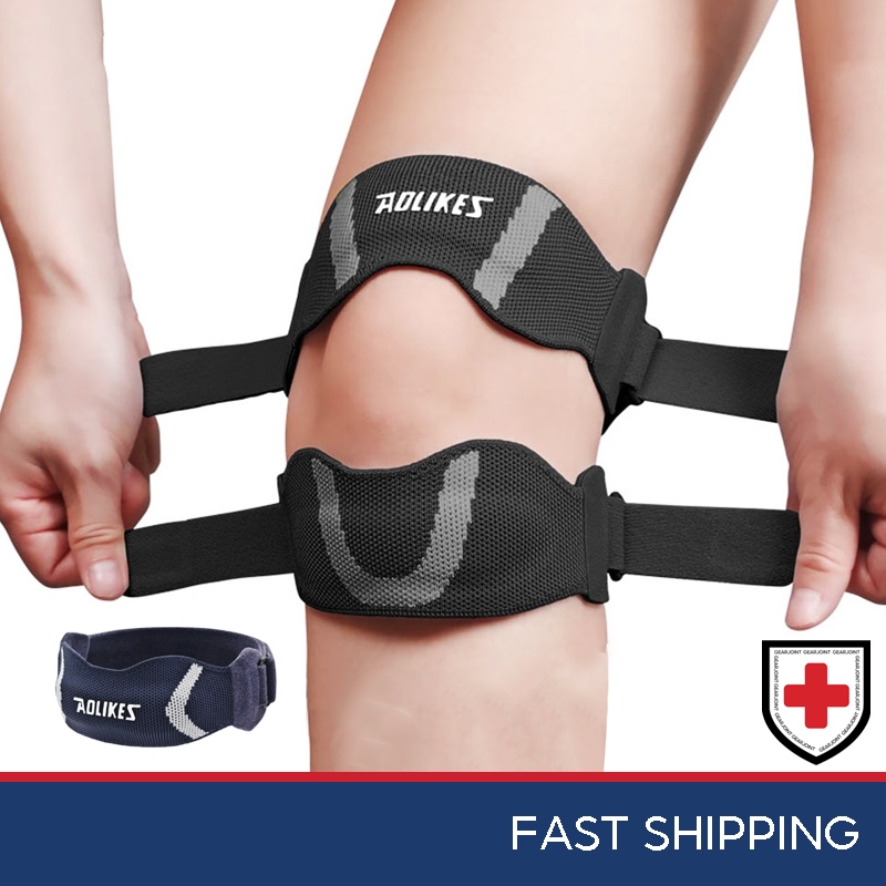 Adjustable Knee Brace Support – Patella Stabilizer Strap For Arthritis, Running, Tendon Pain