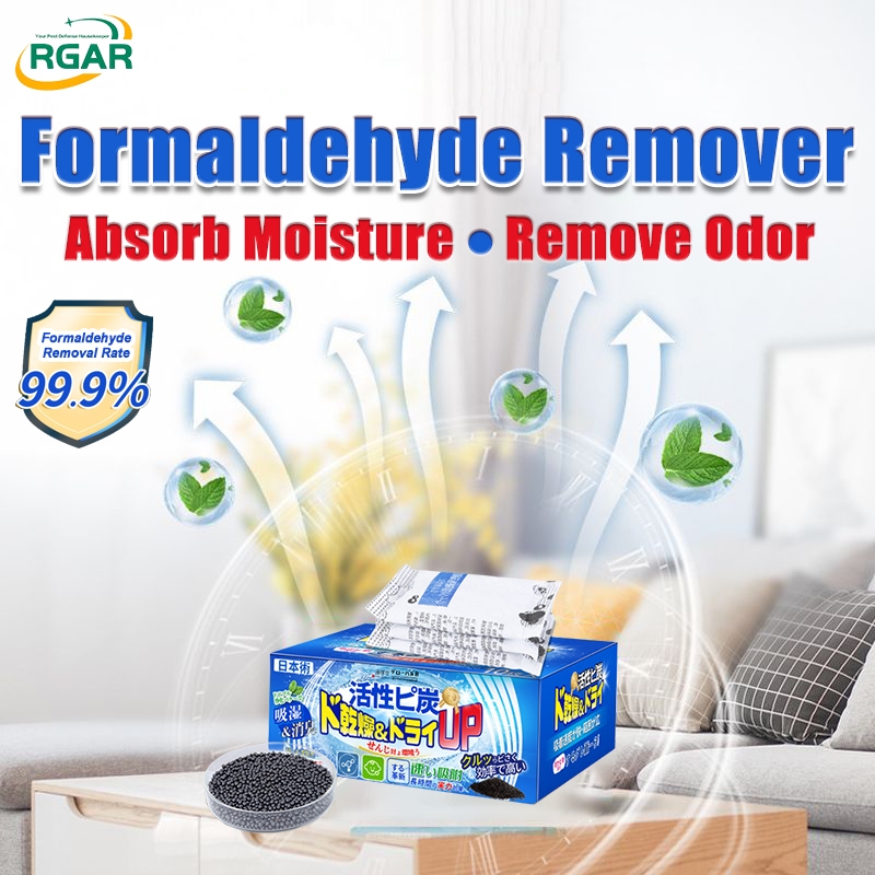 【RGAR】Activated Charcoal Formaldehyde Remover Nano Mineral Crystal Home ...