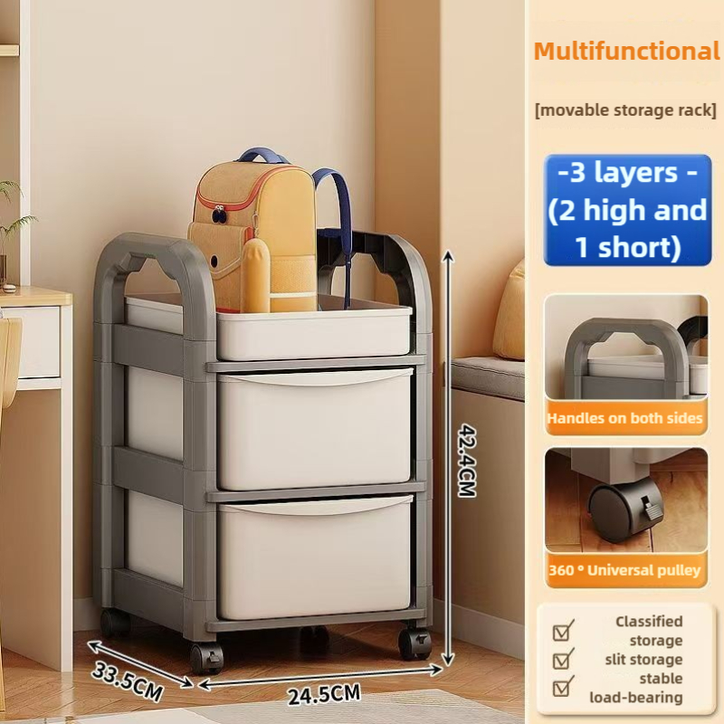 【2/3/4th floor】Storage storage rack floor-standing multi-layer cart ...